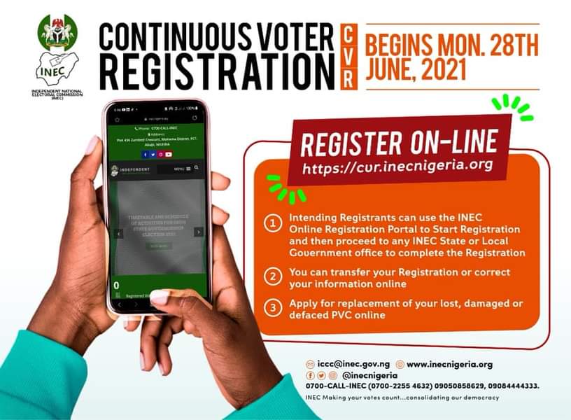 INEC Voter Registration: Register now!