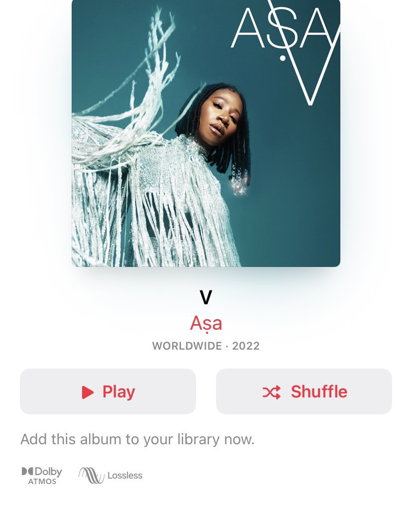 Asa V album release date