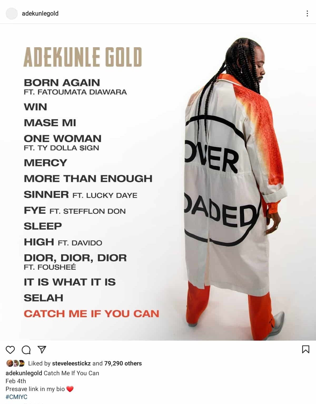 fye lyrics adekunle gold