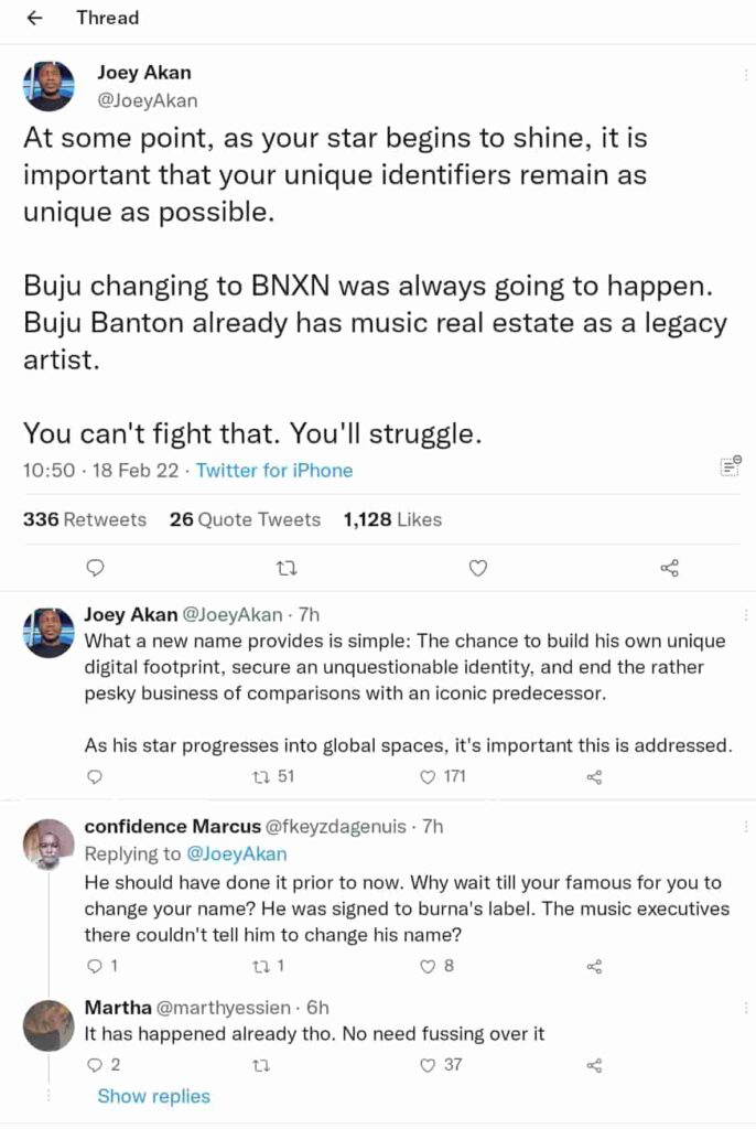 why buju changed his name to bnxn