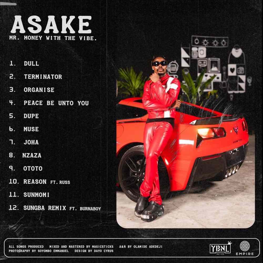 Asake Mr money with the vibe album review