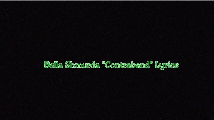 Contraband lyrics Bella Shmurda