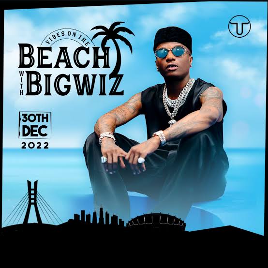 Vibes on the beach with wizkid concert