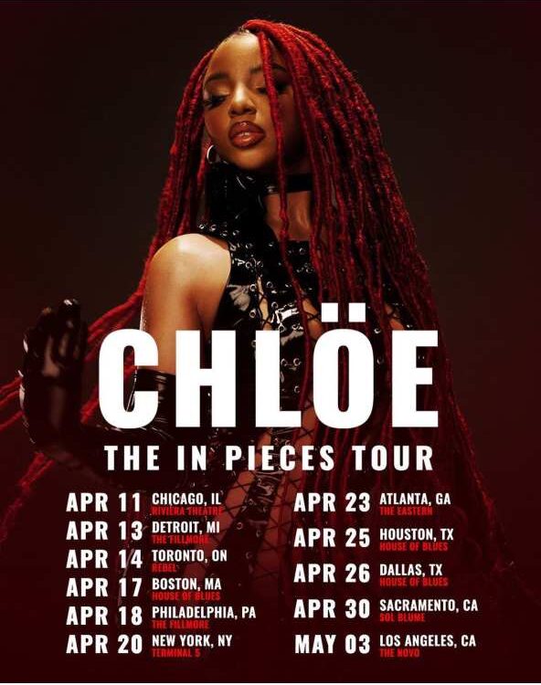 Chloe Bailey In Pieces album tour