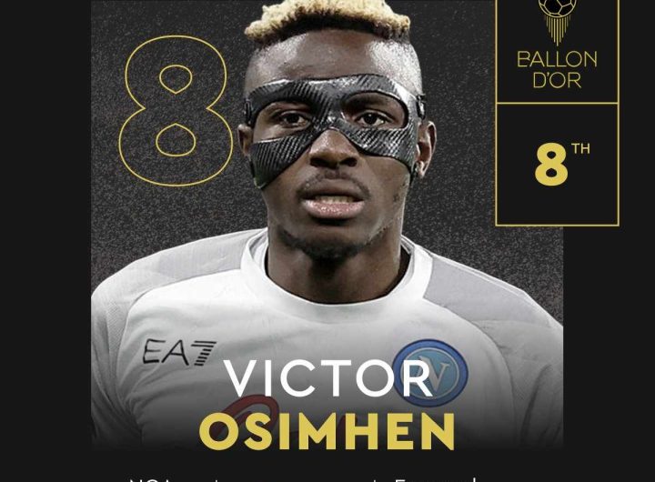 Victor Osimhen becomes highest ranked Nigerian footballer in Ballon d'OR History