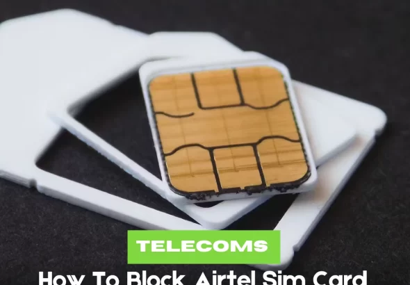 how to block airtel sim card