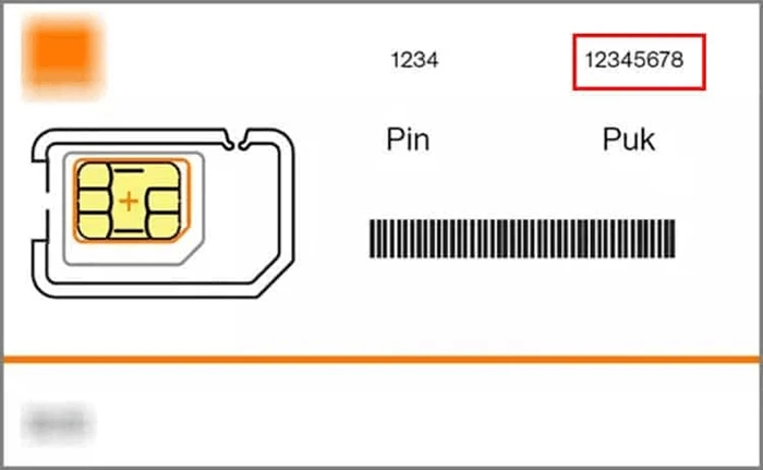 PUK code alternatives